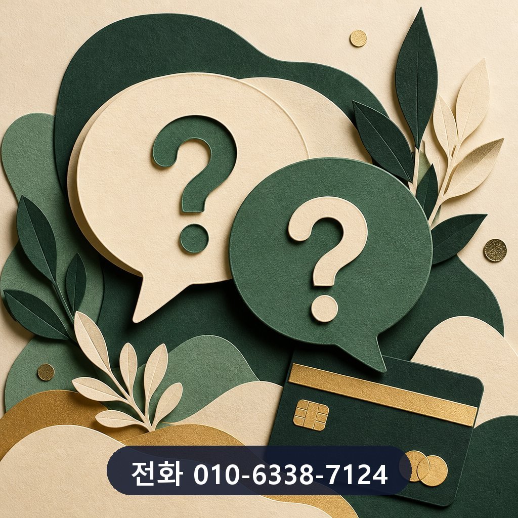 카드깡 하는 곳 자주 묻는 질문 이미지